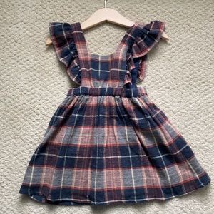 Like New Zara plaid jumper 18-24 mos
